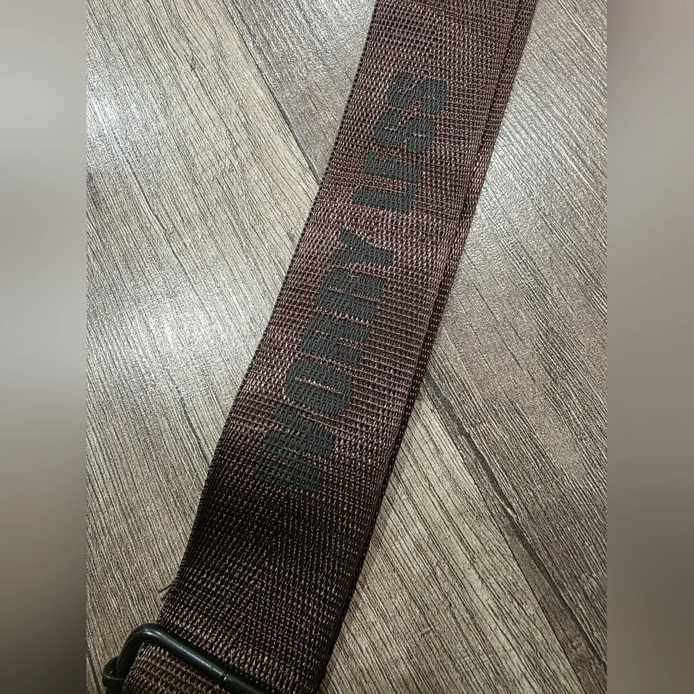 Enjoy Life Motivational Nylon Bag Strap Replacement Pochette Crossbody Y2k Brown